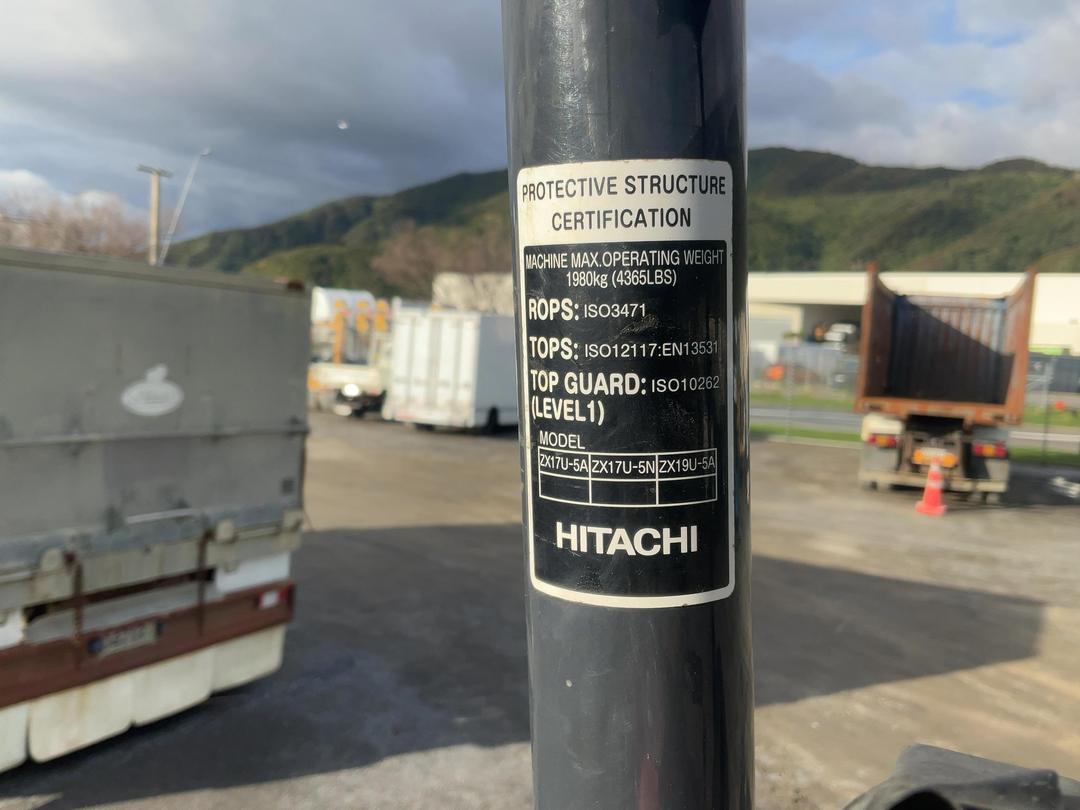 Photo '45' of Hitachi ZX17U Excavator