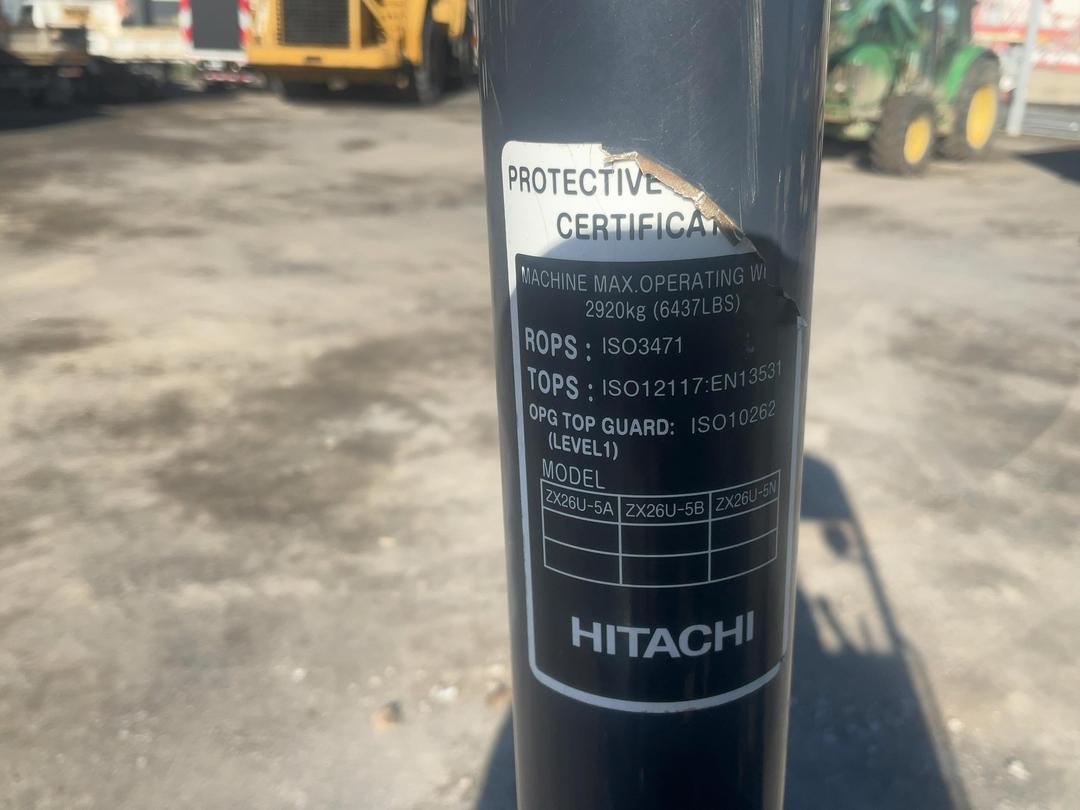 Photo '39' of Hitachi Zx26U-5A Excavator