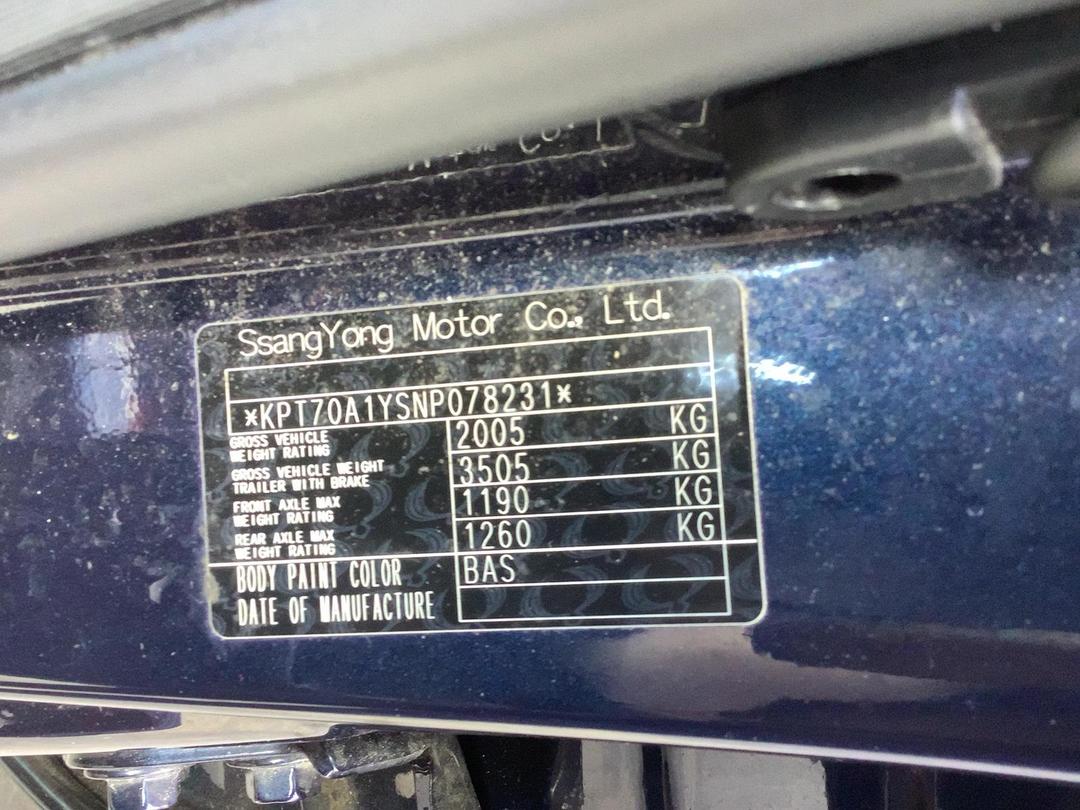 Photo '15' of Ssangyong Korando Limited Auto 2WD Photo '15' of Ssangyong Korando Limited Auto 2WD