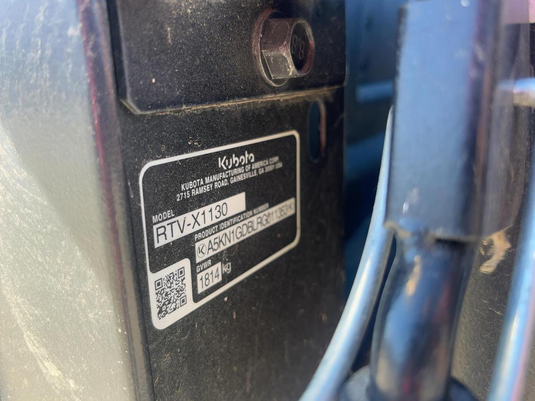 Photo '10' of Kubota RTVX1130 4WD