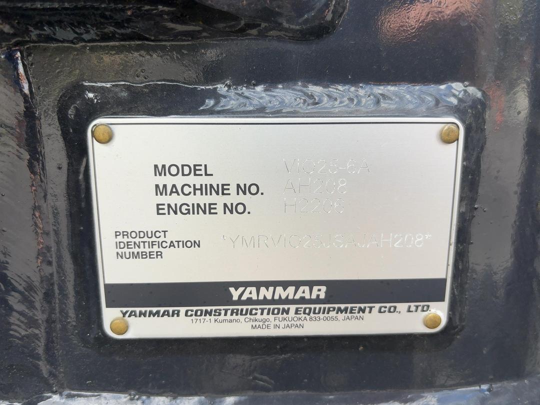 Photo '43' of Yanmar VIO25-6A Excavator