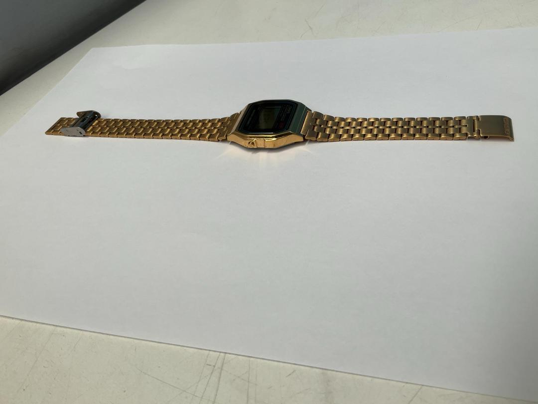 Photo '8' of Casio Digital Gold Coloured Watch - Model A159WGE