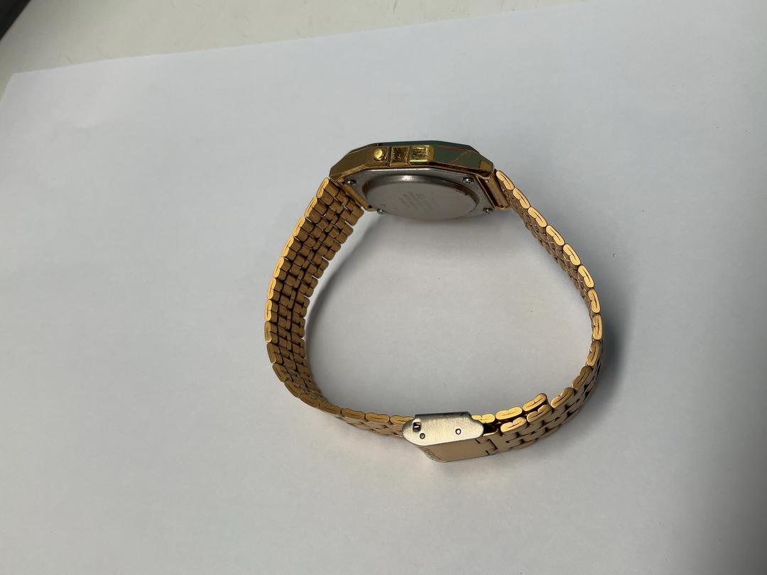 Photo '12' of Casio Digital Gold Coloured Watch - Model A159WGE