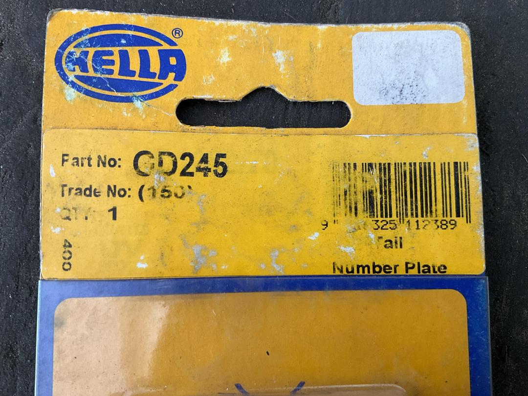 Photo '2' of Hella Number Plate Bulb Photo '2' of Hella Number Plate Bulb