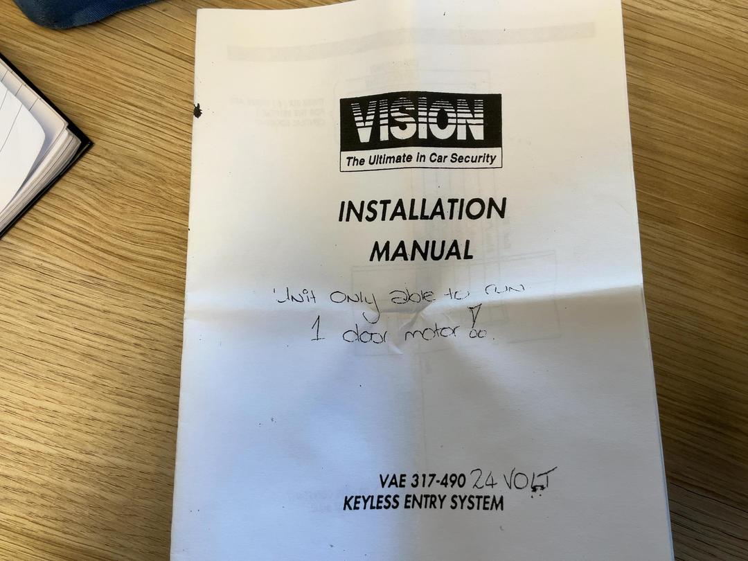 Photo '4' of Vision 24v Keyless Entry System Photo '4' of Vision 24v Keyless Entry System