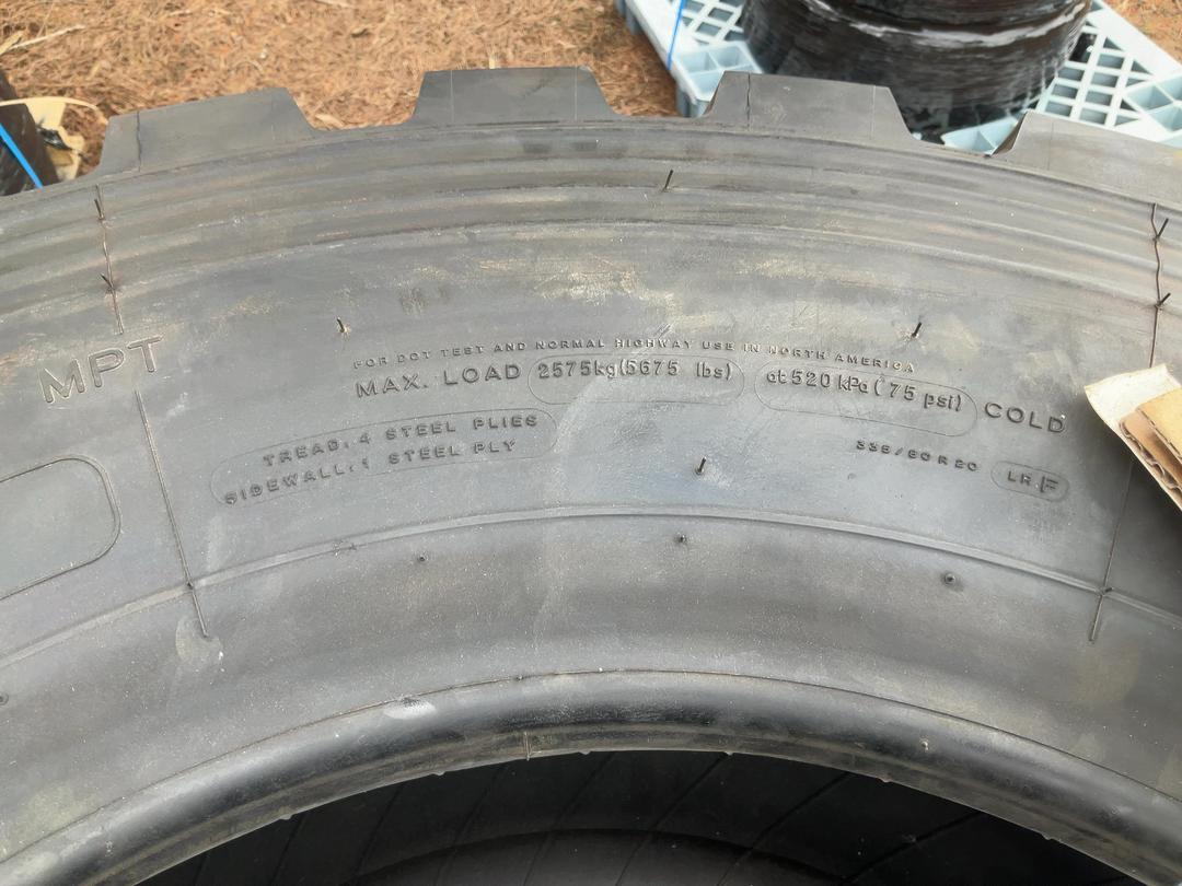 Photo '4' of Radial Tyres 335/80R20 Qty-4 Photo '4' of Radial Tyres 335/80R20 Qty-4