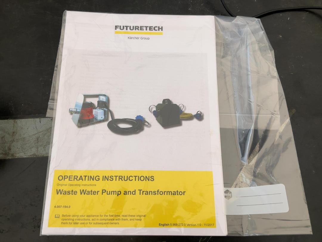 Photo '10' of Futuretech Karcher Waste Water Pump & Transformator Photo '10' of Futuretech Karcher Waste Water Pump & Transformator