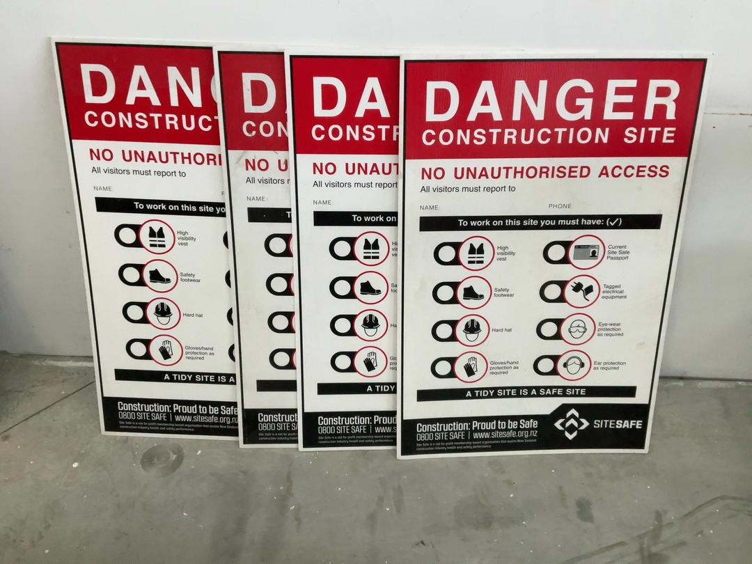 Photo '2' of Worksafe Hazard contruction signs Photo '2' of Worksafe Hazard contruction signs