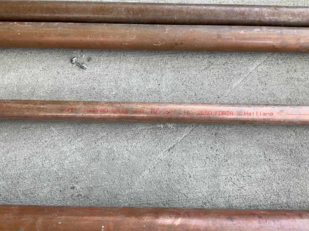 Photo '3' of Copper piping lengths Photo '3' of Copper piping lengths