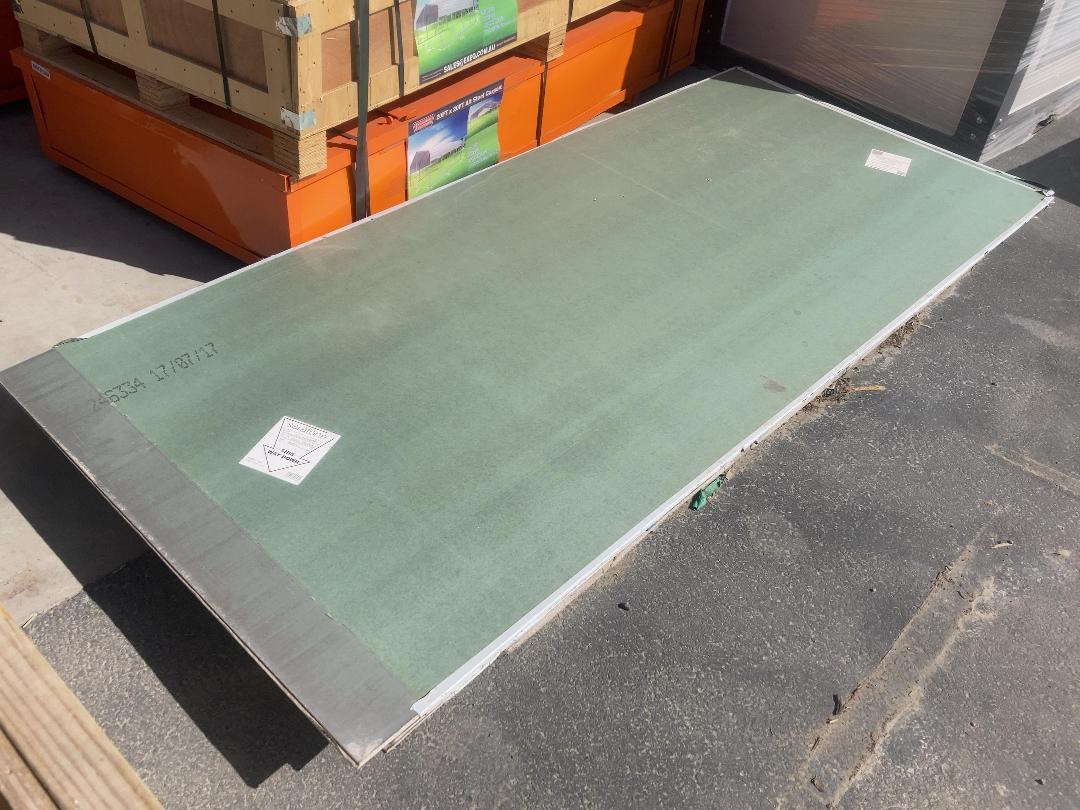 Photo '2' of Seratone Laminex Wet Area Lining Panels - 2pce - Moonshine - 2700x1200 Photo '2' of Seratone Laminex Wet Area Lining Panels - 2pce - Moonshine - 2700x1200