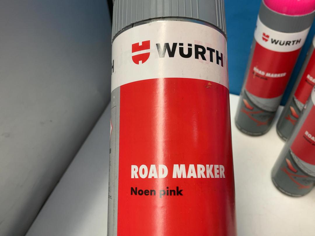 Photo '4' of 10x Wurth Road Marker Cans - Neon Pink Photo '4' of 10x Wurth Road Marker Cans - Neon Pink