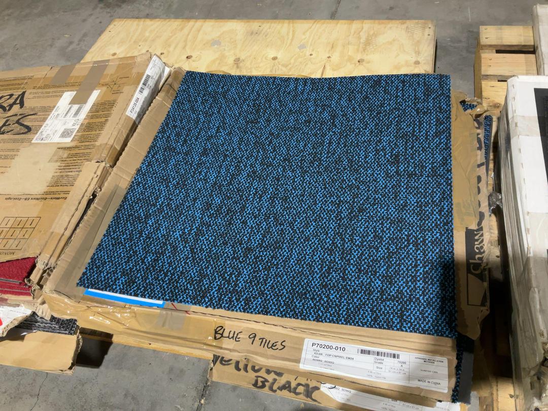 Photo '3' of 4 x boxes of various carpet tiles Photo '3' of 4 x boxes of various carpet tiles
