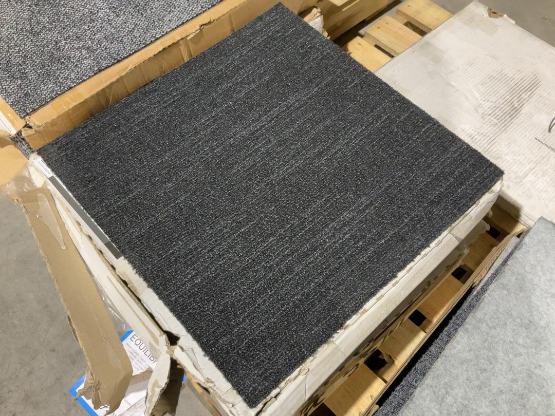 Photo '2' of 2 x boxes of black carpet tiles Photo '2' of 2 x boxes of black carpet tiles