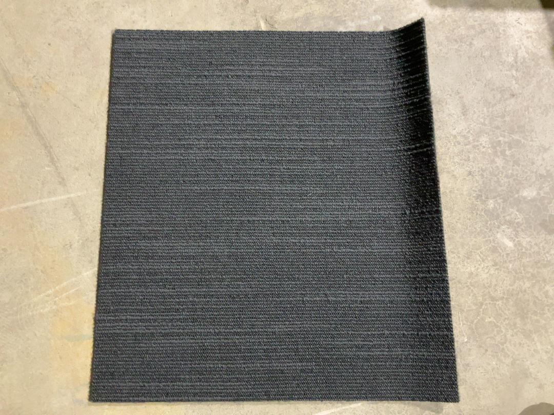 Photo '3' of 1 x box of black fleck carpet tiles Photo '3' of 1 x box of black fleck carpet tiles
