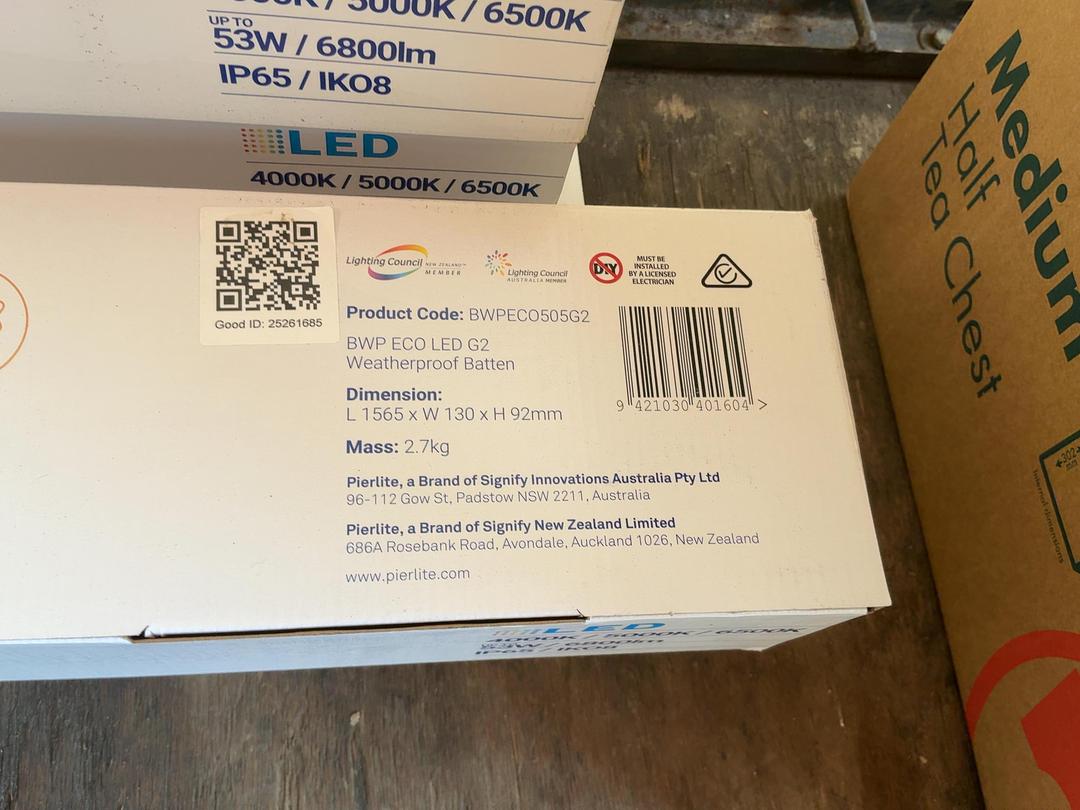 Photo '5' of Pierlite BWP ECO LED G2 Weatherproof Battens Photo '5' of Pierlite BWP ECO LED G2 Weatherproof Battens