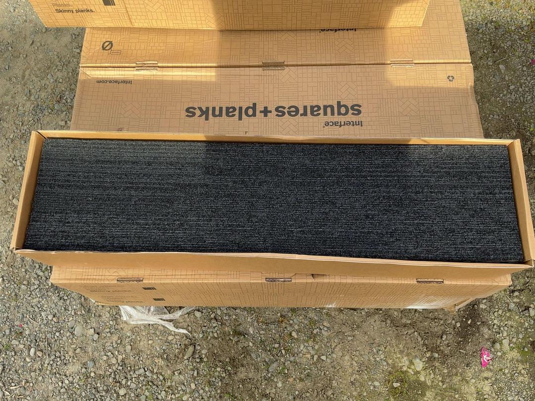 Photo '4' of Interface Carpet Planks (Charcoal)