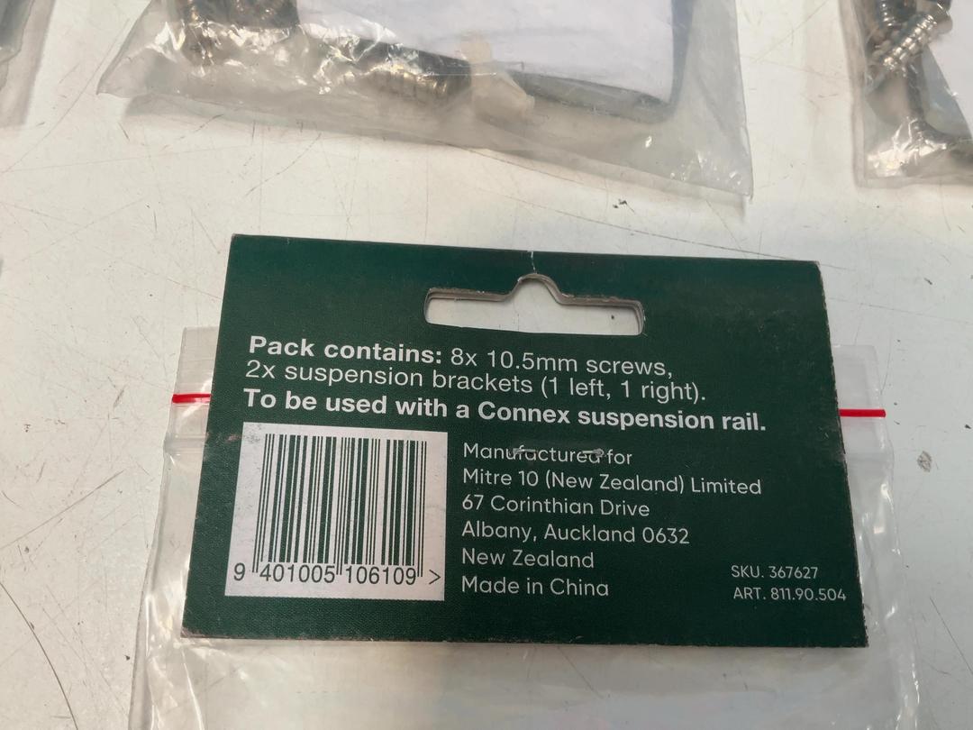 Photo '6' of 13x Connex Wardrobe Suspension Rail Packs Photo '6' of 13x Connex Wardrobe Suspension Rail Packs