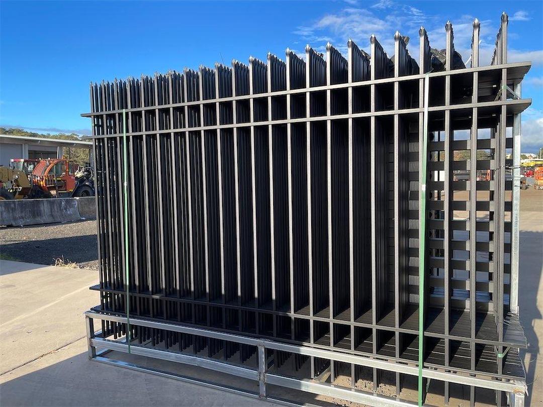 Photo '2' of Wrought Iron Style Fence Panels & Posts (24 Panels + 25 Posts) *NEW*