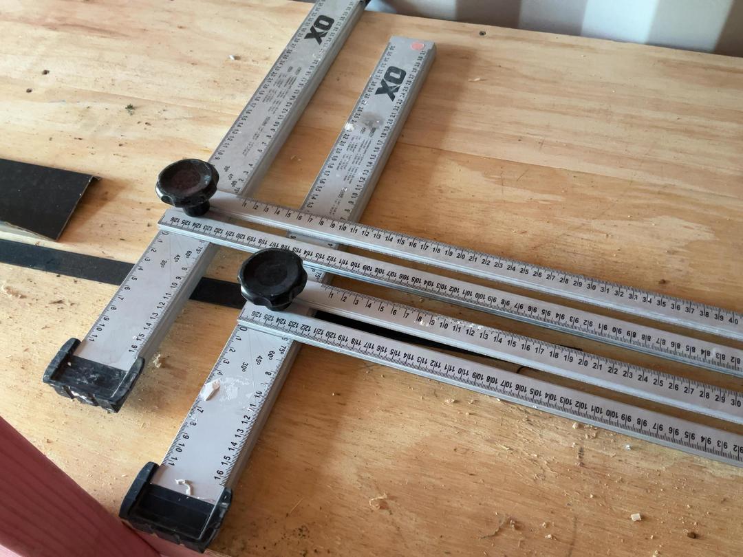 Photo '4' of 2 x OX Adjustable T Square Photo '4' of 2 x OX Adjustable T Square