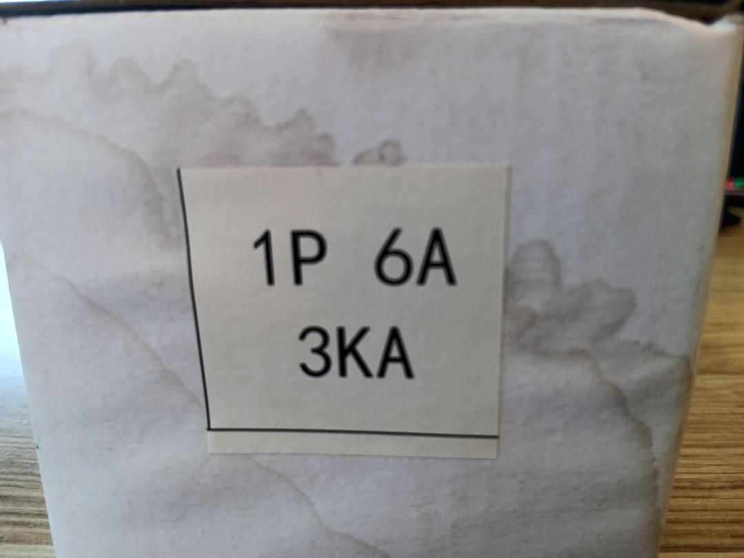 Photo '5' of MCB Circuit Breakers 6A Half Pole