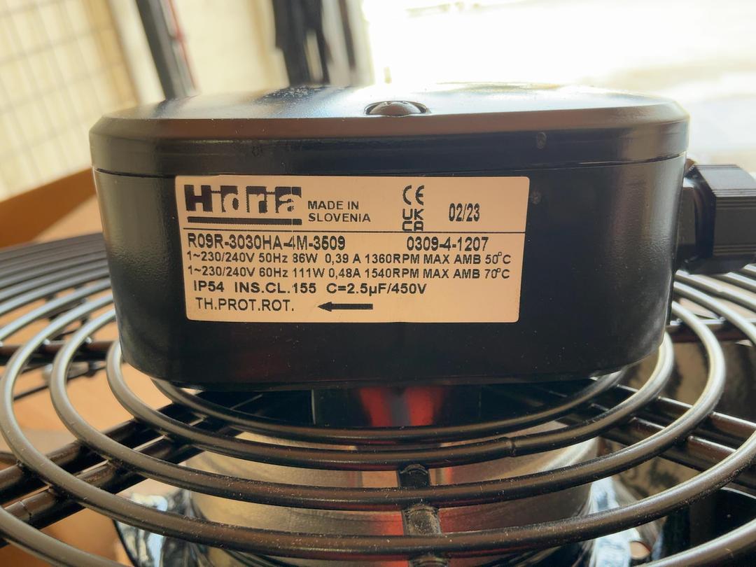 Photo '2' of Hidria Ext 300mm Rotor Fan Photo '2' of Hidria Ext 300mm Rotor Fan