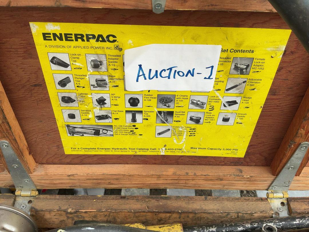 Photo '4' of Enerpak Hydraulic Kit Photo '4' of Enerpak Hydraulic Kit