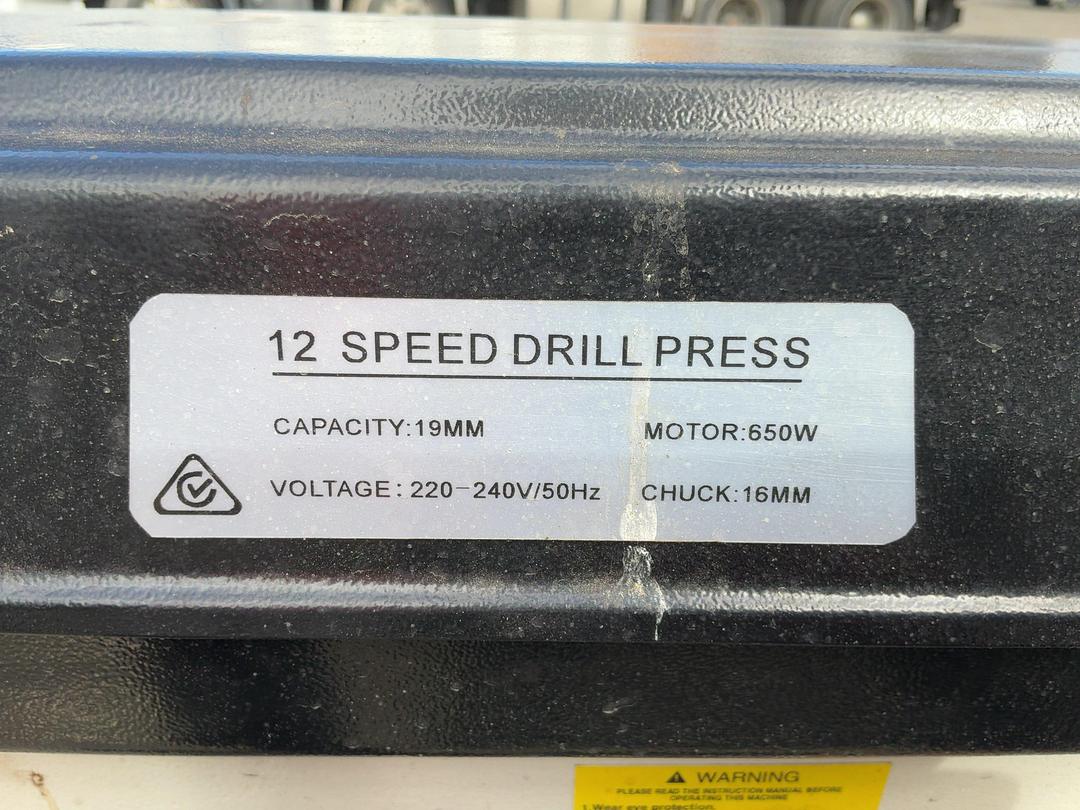 Photo '8' of Garrick Machine Tools 12-Speed Drill Press