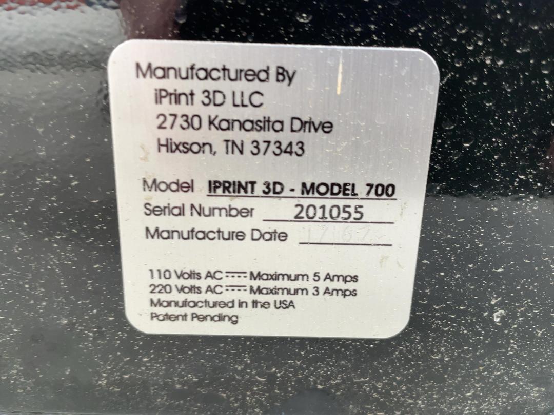 Photo '4' of iPrint 3D Printer Model 700