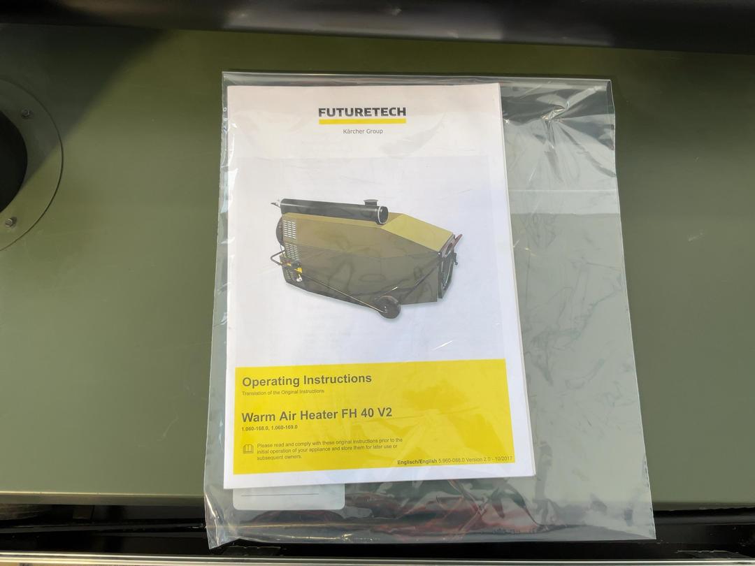 Photo '7' of Futuretech Karcher Warm Air Heater FH 40 V2 Photo '7' of Futuretech Karcher Warm Air Heater FH 40 V2