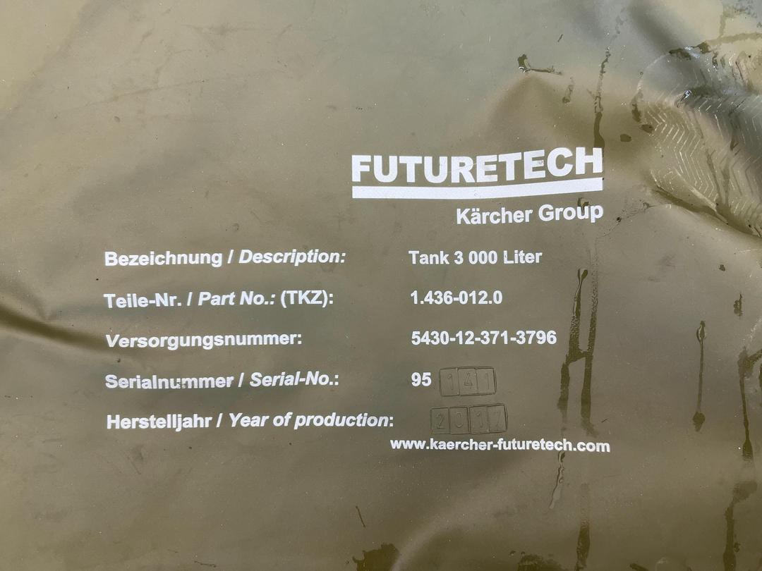 Photo '7' of Karcher Futuretech Flexible Water Tank 3000L Photo '7' of Karcher Futuretech Flexible Water Tank 3000L