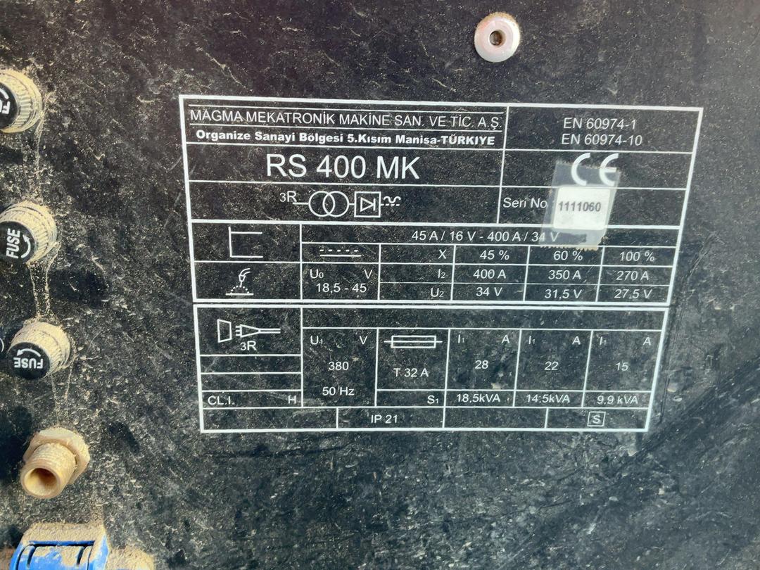 Photo '11' of Magmaweld Welder RS400MK Photo '11' of Magmaweld Welder RS400MK