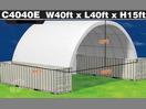 Thumbnail '4' of PVC Container Dome Shelter Kit - 40x40FT w/ End Wall - C4040E *NEW*