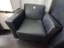 Thumbnail '1' of Black Leather Single Sofa