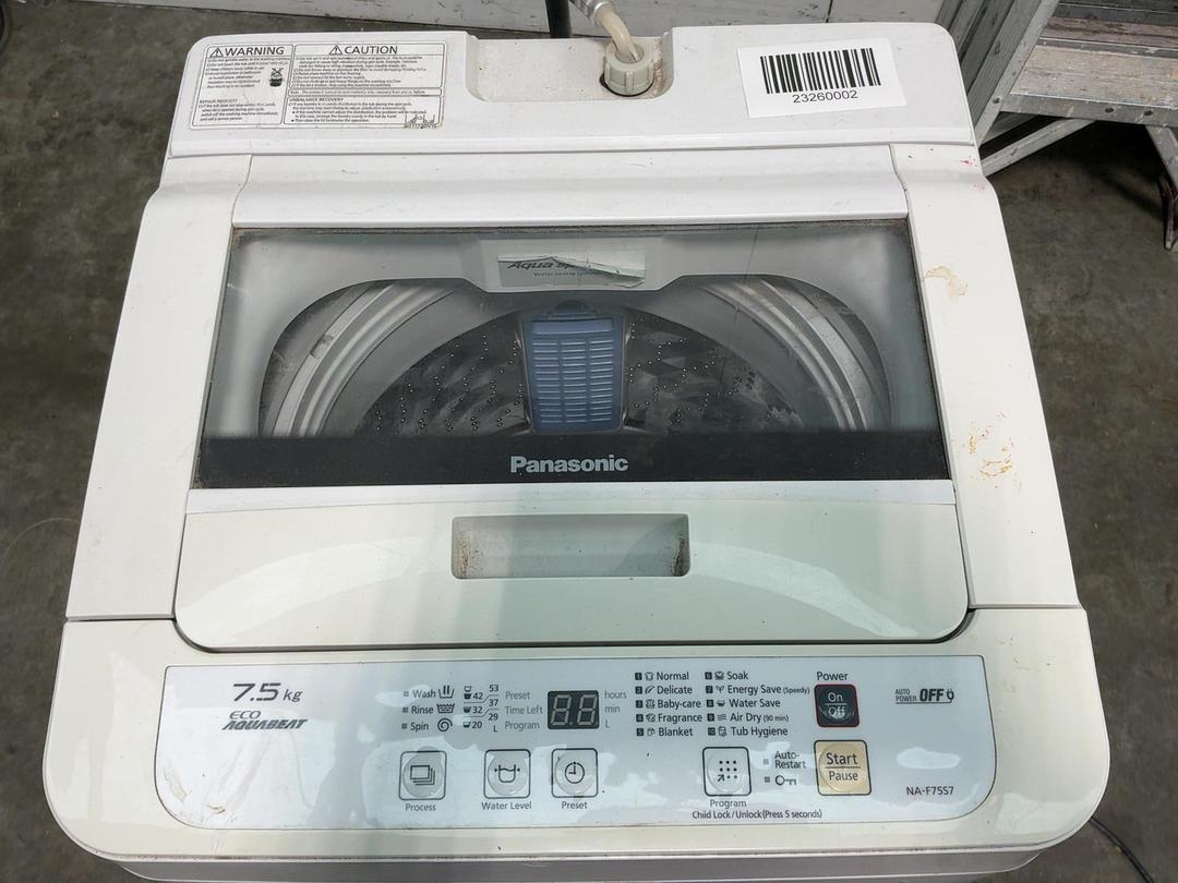 Photo '2' of Panasonic 7.5 kg Washing Machine Photo '2' of Panasonic 7.5 kg Washing Machine