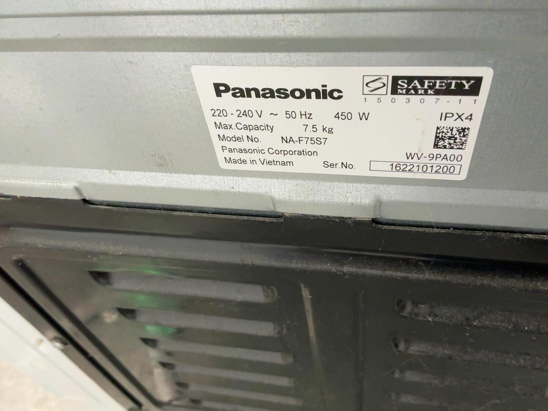 Photo '4' of Panasonic 7.5 kg Washing Machine Photo '4' of Panasonic 7.5 kg Washing Machine