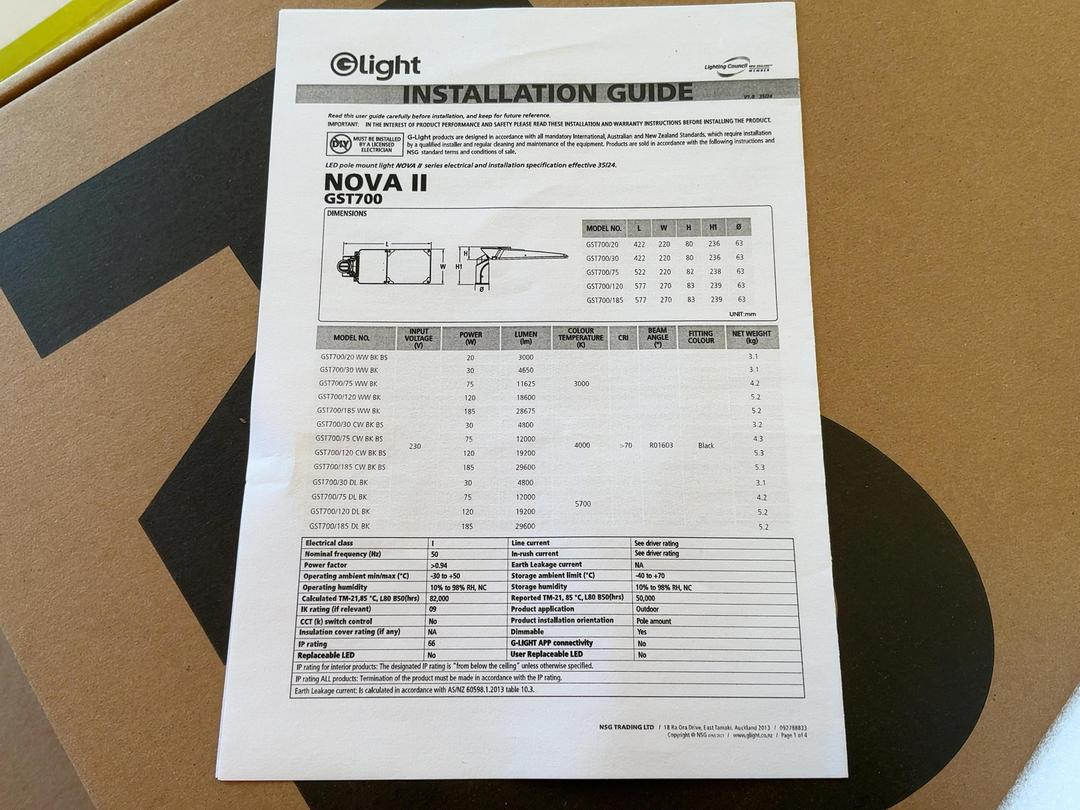 Photo '6' of Glight NOVA II Street Lights x2 Photo '6' of Glight NOVA II Street Lights x2