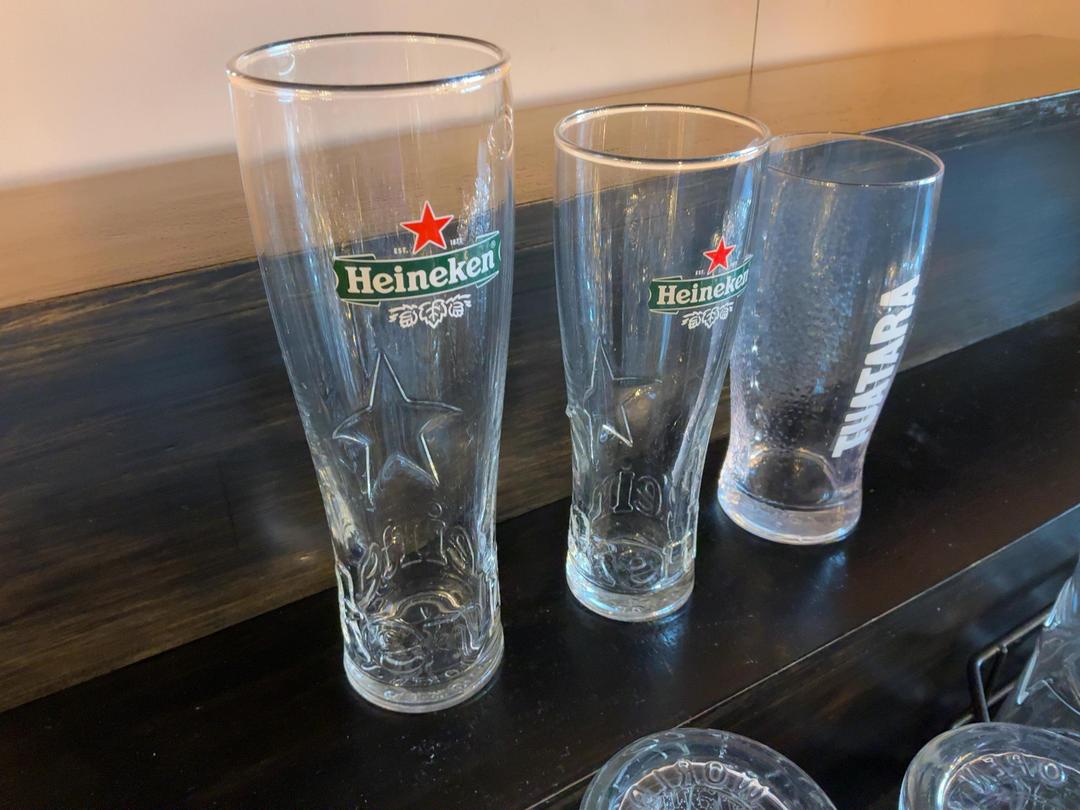 Photo '5' of Selection of Beer Glasses (Heineken, Tuatara)
