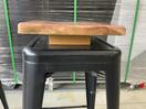 Thumbnail '11' of 2x Wooden-Like Barstools with Metal-Like Legs