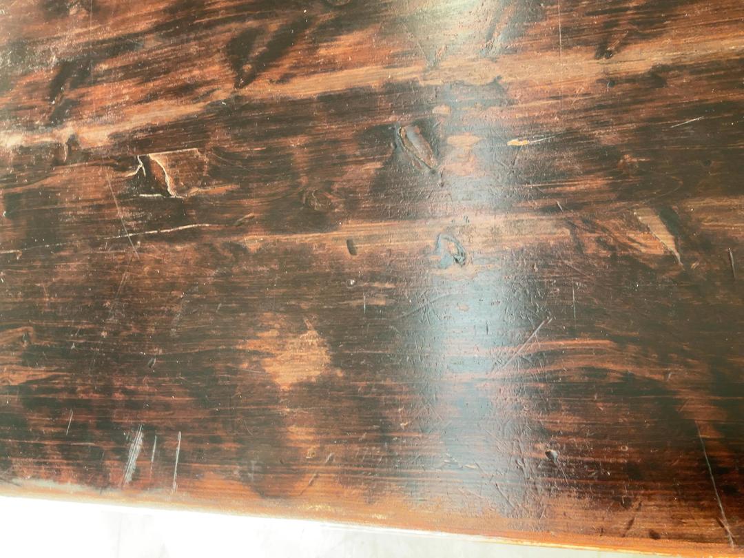 Photo '5' of Wooden-Like Cafe Table with Metal-Like Legs