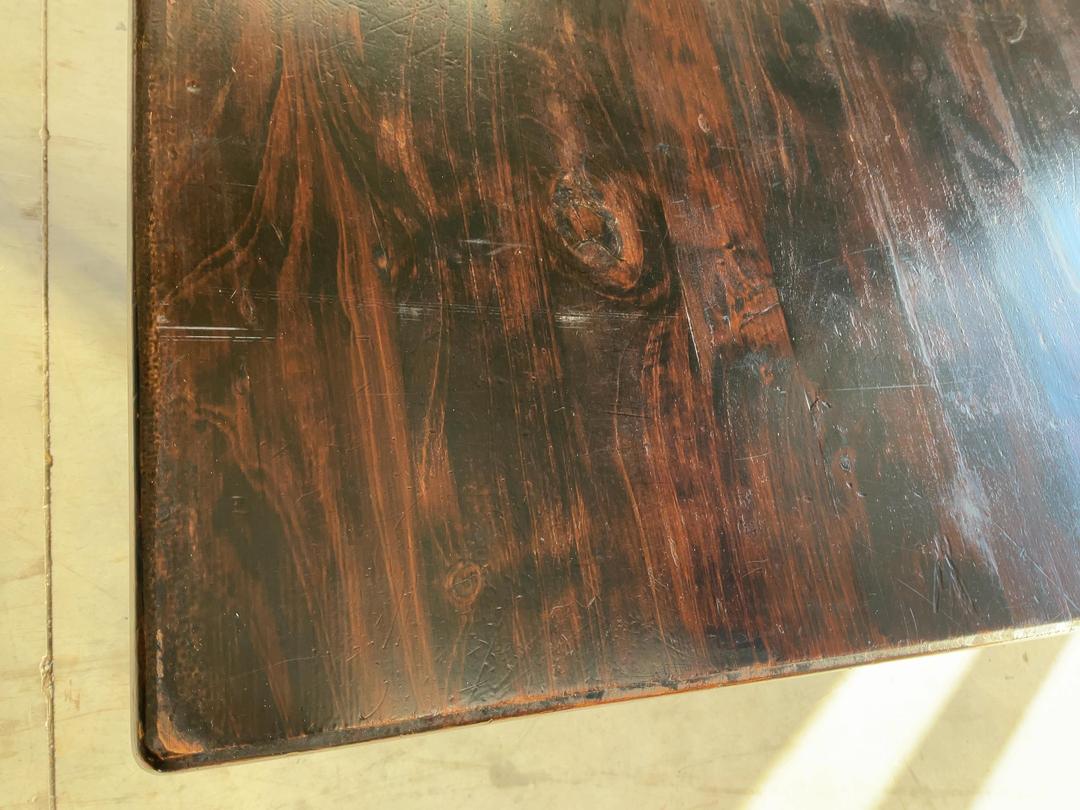 Photo '8' of Wooden-Like Cafe Table with Metal-Like Legs