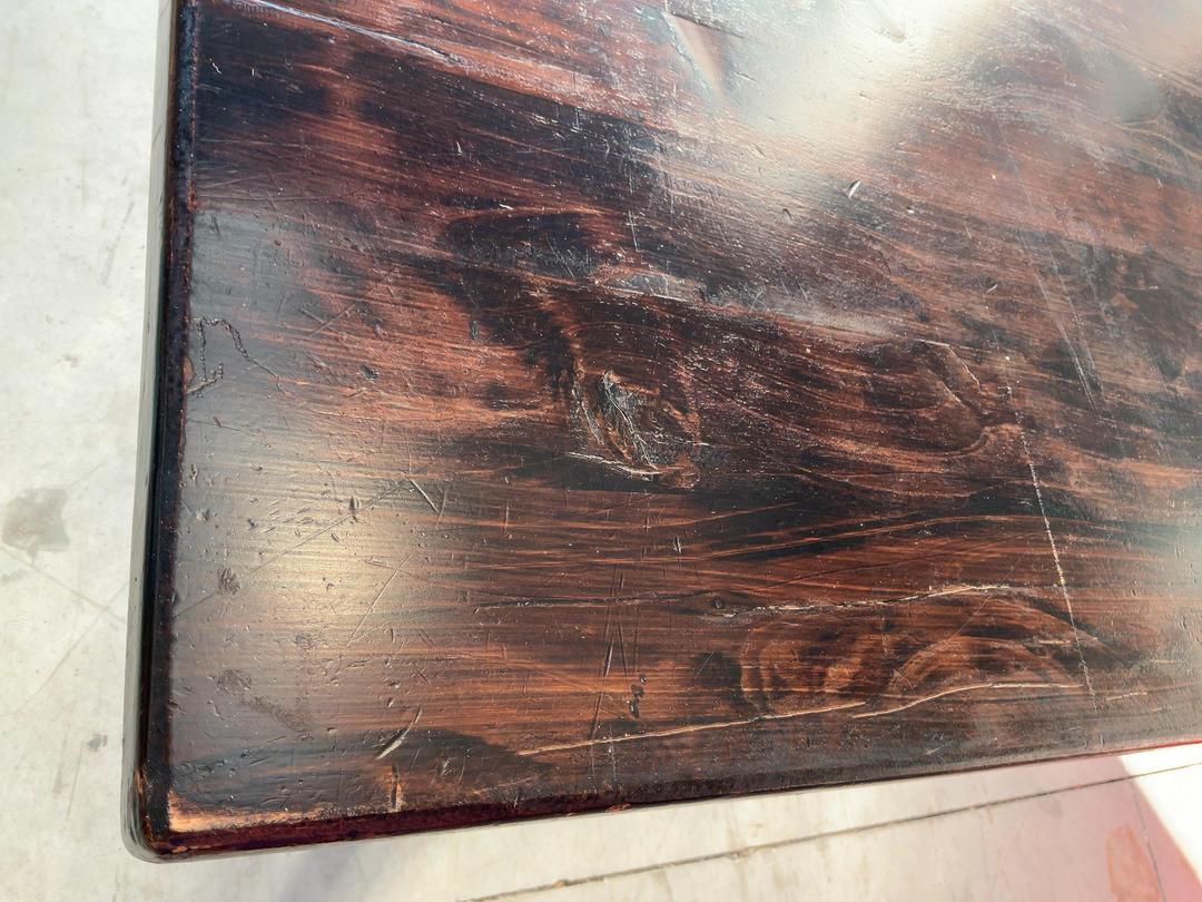 Photo '9' of Wooden-Like Cafe Table with Metal-Like Legs