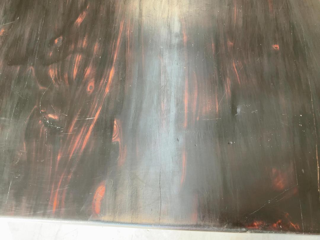 Photo '5' of Wooden-Like Cafe Table with Metal-Like Legs