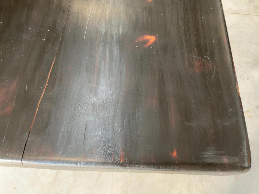 Photo '6' of Wooden-Like Cafe Table with Metal-Like Legs