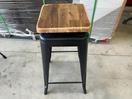 Thumbnail '8' of 3x Wooden-Like Barstools with Metal-Like Legs