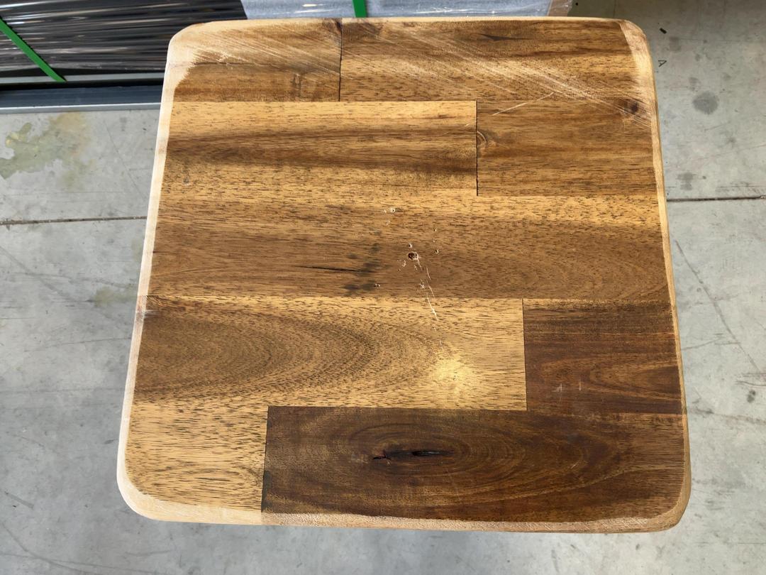 Photo '16' of 3x Wooden-Like Barstools with Metal-Like Legs