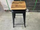 Thumbnail '3' of 3x Wooden-Like Barstools with Metal-Like Legs