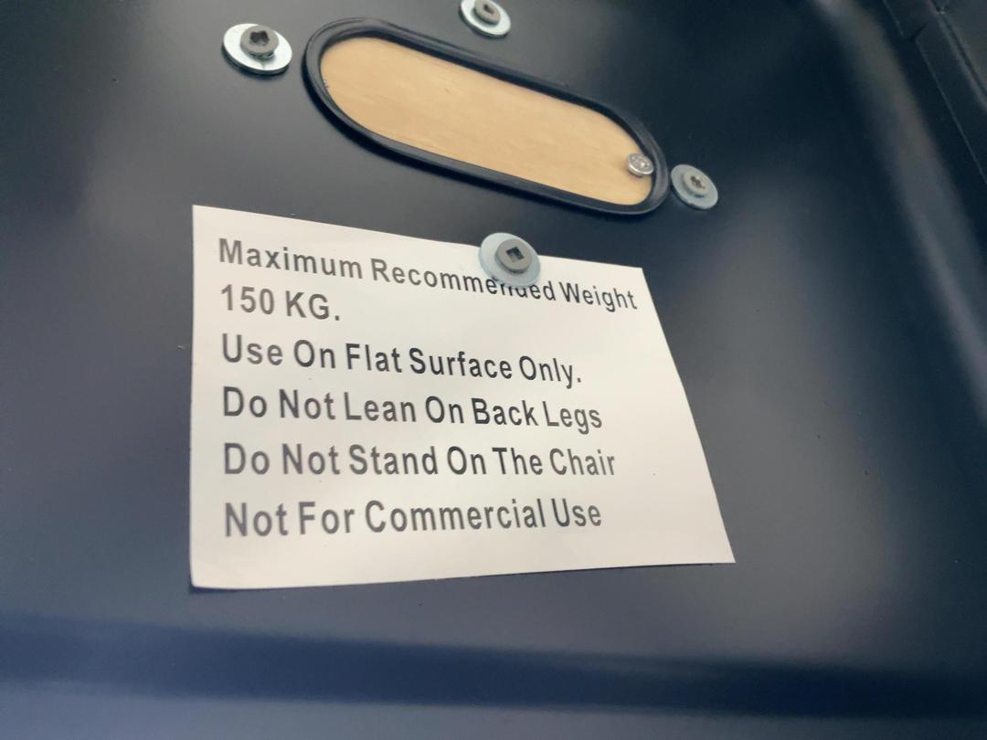 Photo '2' of 3x Wooden-Like Barstools with Metal-Like Legs