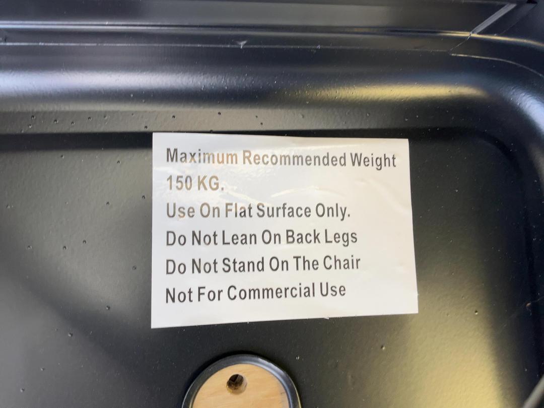 Photo '2' of 2x Wooden-Like Barstools with Metal-Like Legs