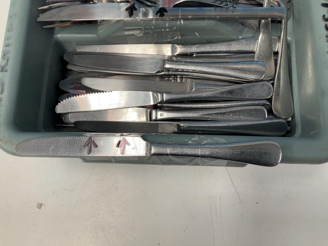 Photo '4' of Bulk Lot of Cutlery - Knives, Forks, Spoons and Teaspoons