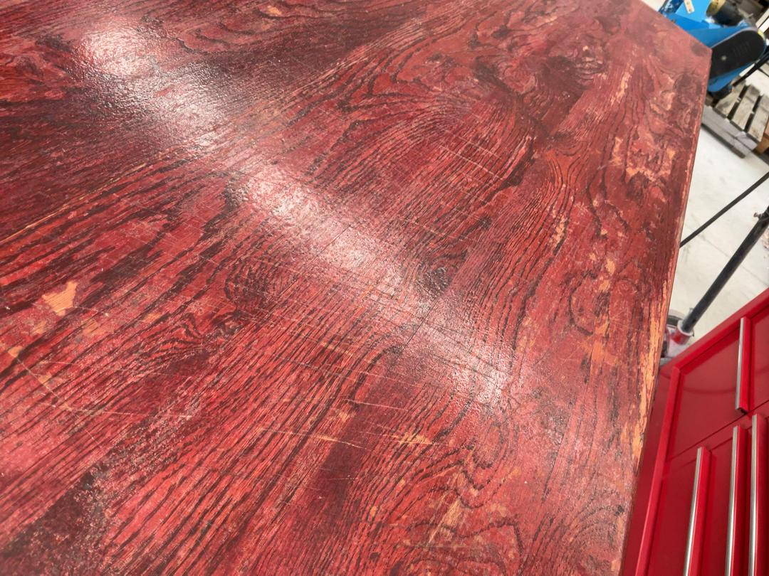 Photo '11' of Redish Brown Coloured Wooden-Like Bar Leaner or Similar